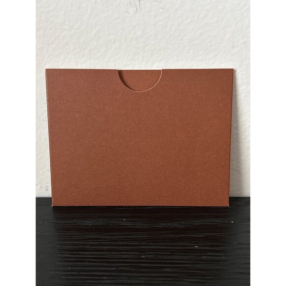 EMPTY Coach New York Brown Cardboard Box w/Receipt Holder Wallet Clutch Box - Picture 9 of 13